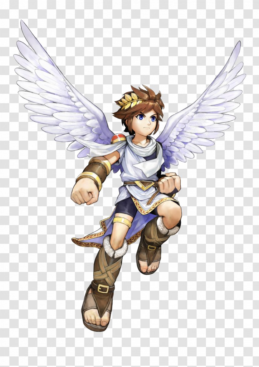 Kid Icarus: Uprising Of Myths And Monsters Pit Palutena - Fairy - Smash Bros Transparent PNG