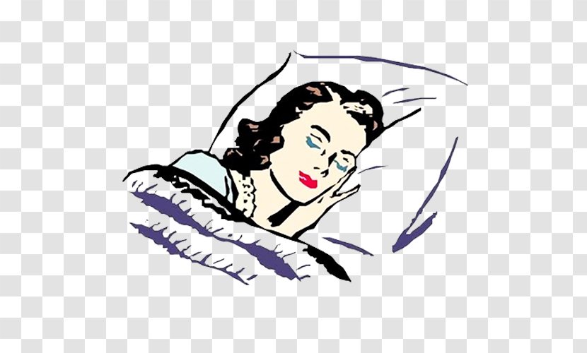 Sleep Child Clip Art - Cartoon - Urban Woman Asleep Transparent PNG