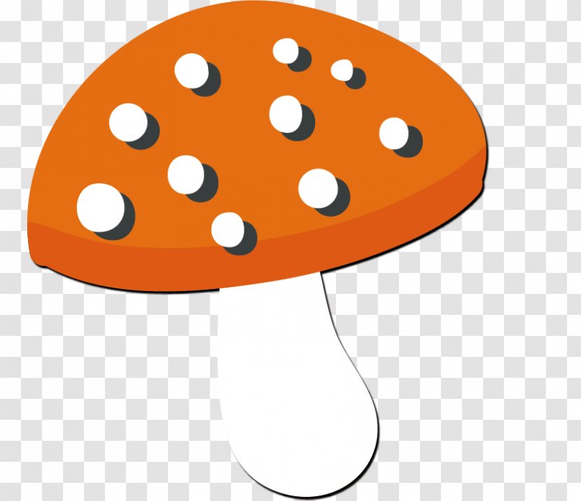 Cartoon Mushroom - Vector Sticker Yellow Mushrooms Transparent PNG