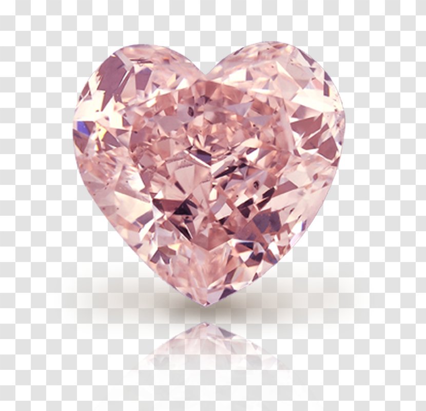 Gemological Institute Of America Diamond Heart Pink - Pendant - Photos Transparent PNG