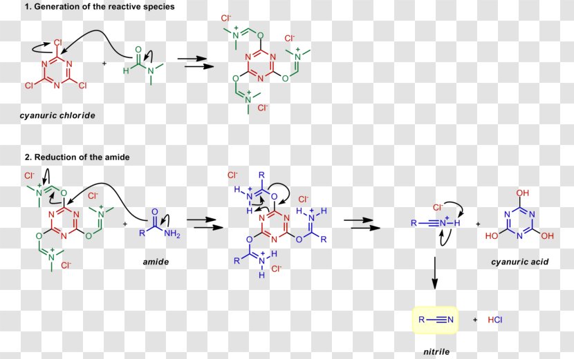 Nitrile Reduction Dimethylformamide Organic Chemistry - Technology - Text Transparent PNG
