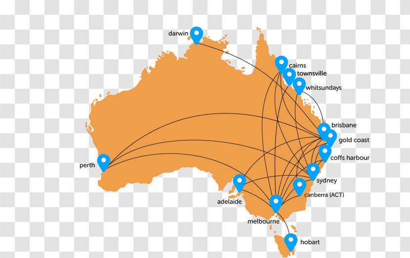 Sydney Adelaide Flight Coffs Harbour Tigerair Australia - Organism - Aircraft Route Transparent PNG