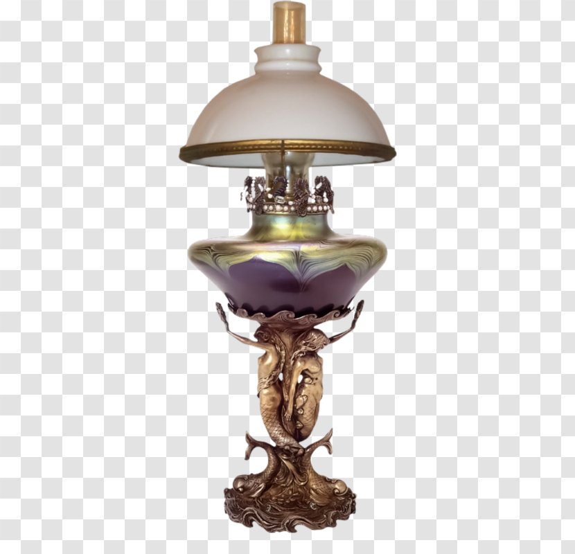 Tiffany Glass Stained & Co. Vase Lamp - Art Transparent PNG