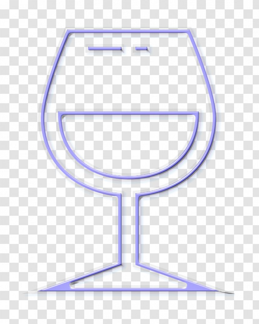 White Icon Wine - Electric Blue Snifter Transparent PNG