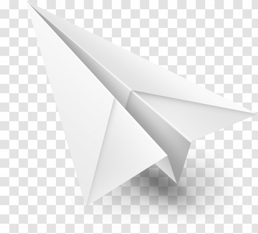 Airplane Paper Plane Model - Art Transparent PNG