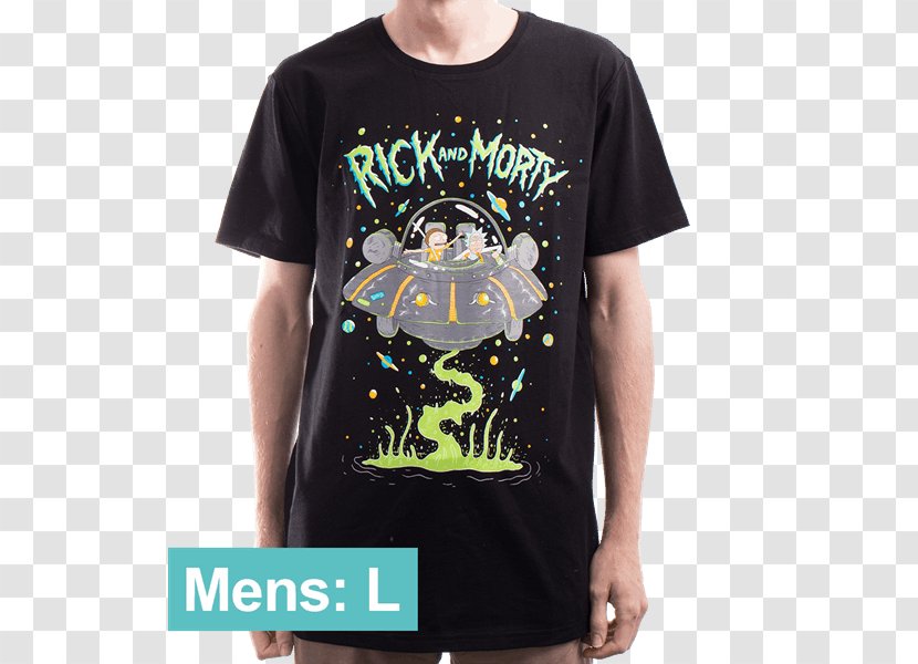 T-shirt Rick Sanchez Morty Smith Sleeve - And Transparent PNG