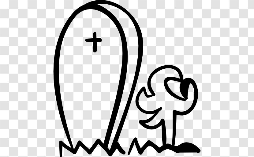 Death Cartoon - Tomb - Coloring Book Symbol Transparent PNG