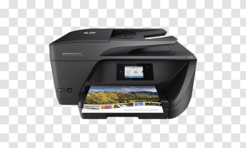 Hewlett-Packard HP Officejet Pro 6968 Multi-function Printer Inkjet Printing - Electronic Device - Hewlett-packard Transparent PNG