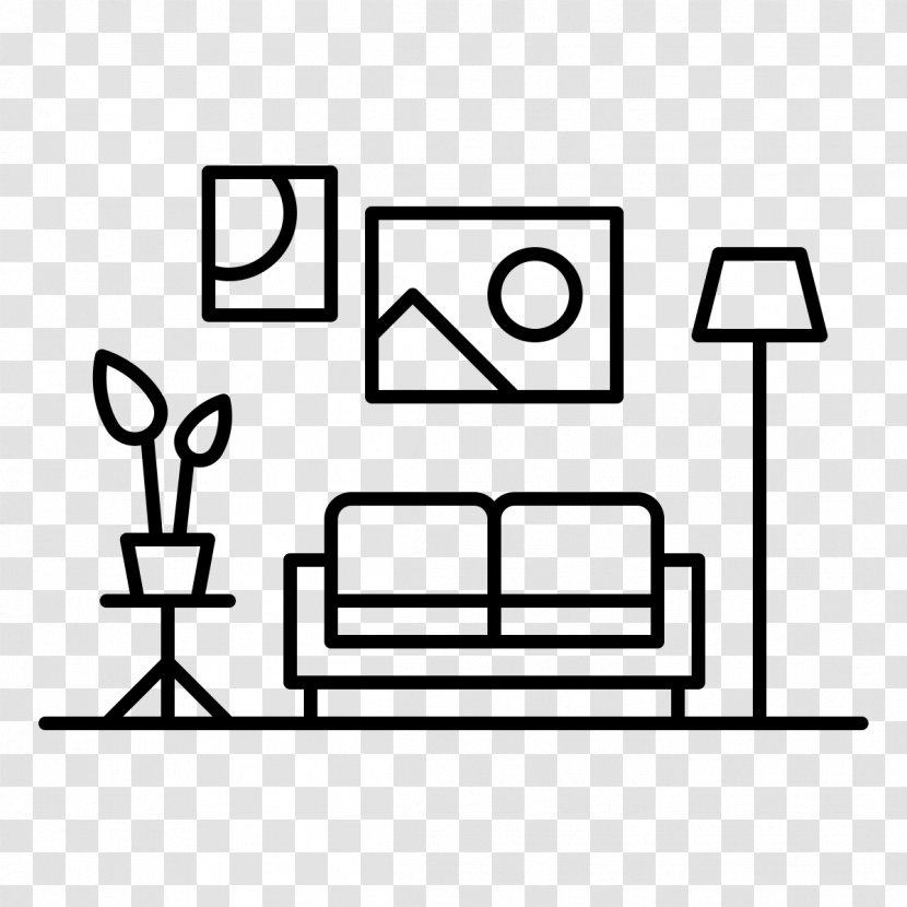 Living Room Table Couch Furniture - Bed Transparent PNG