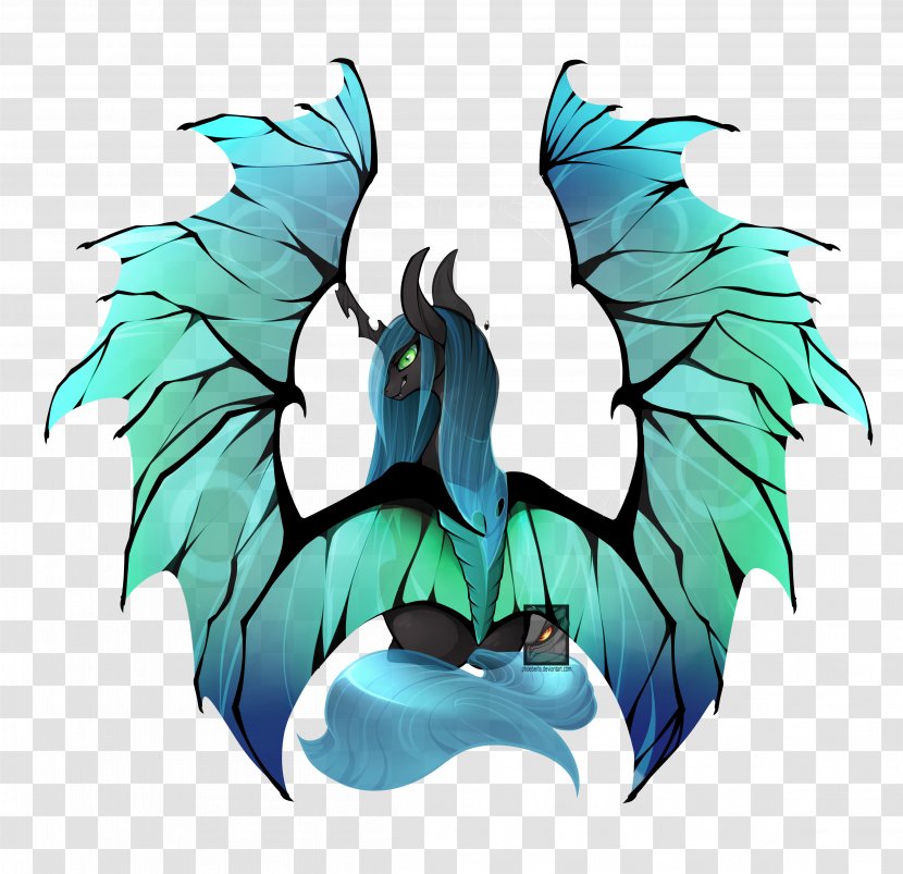 Dragon Leaf Teal - Mythical Creature Transparent PNG