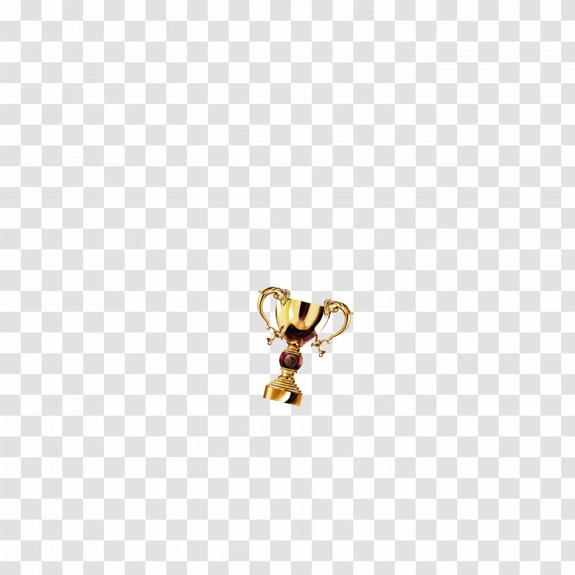 Material Body Piercing Jewellery Animal Yellow Pattern - Gold Cup Transparent PNG