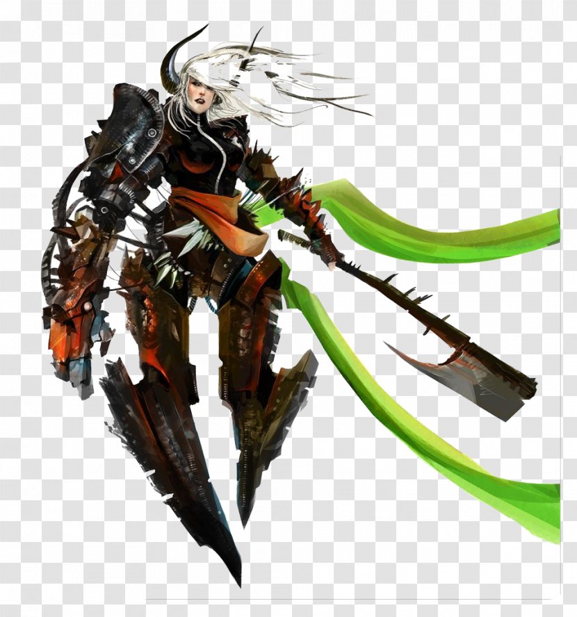 Illustration - Cold Weapon - Simple Water Chestnut Mechanical Warrior Transparent PNG