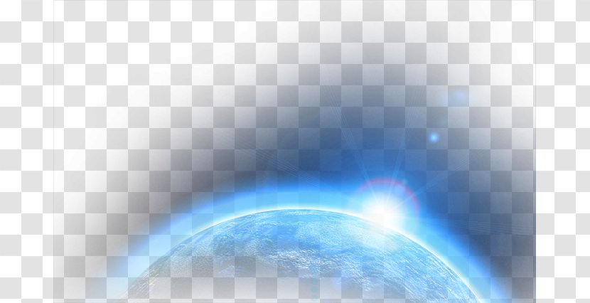 Blue Sky Wallpaper - Space - Glowing Earth Transparent PNG