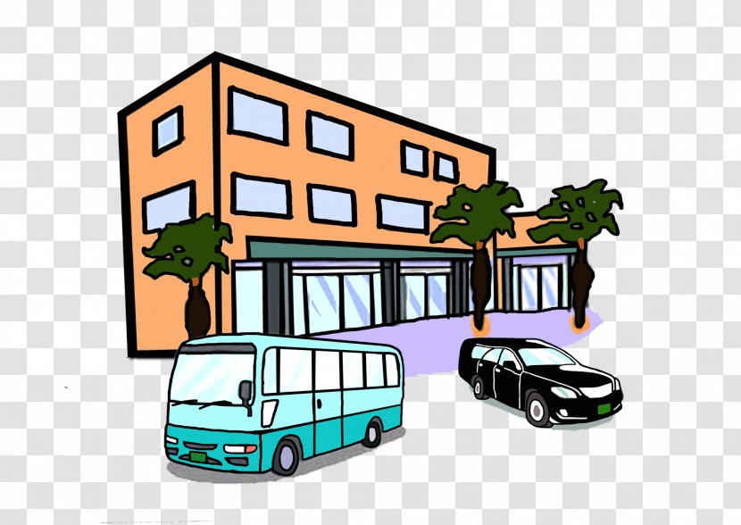 Bus Cartoon - Model Car Parking Transparent PNG
