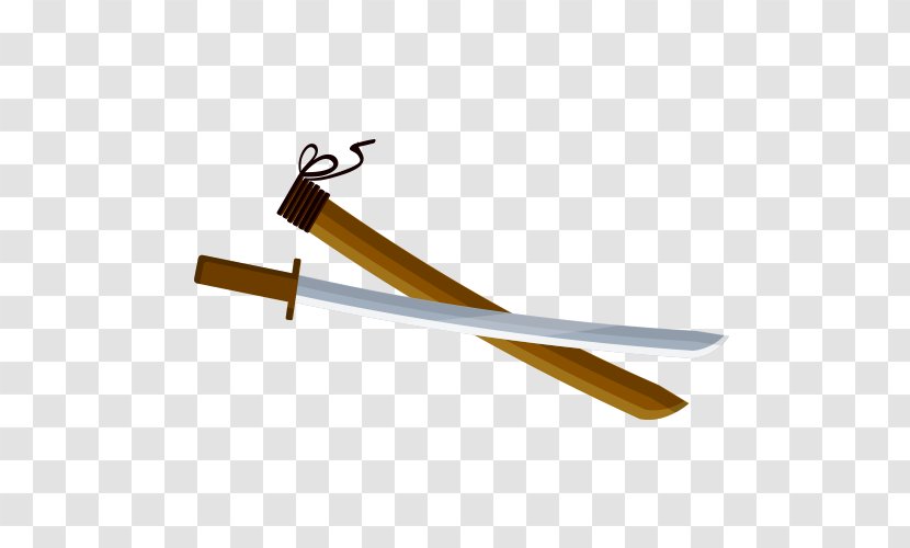 Japanese Sword Katana Samurai - Cartoon Transparent PNG