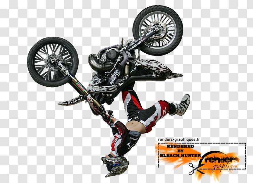 Freestyle Motocross Motorcycle Stunt Riding Performer - Football Transparent PNG