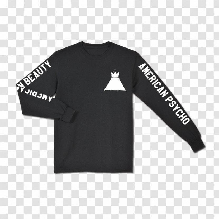 Long-sleeved T-shirt Logo Product - Black Transparent PNG