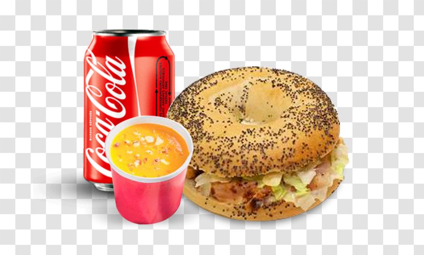 Breakfast Sandwich Bagel Fast Food Cheeseburger Whopper - Finger Transparent PNG