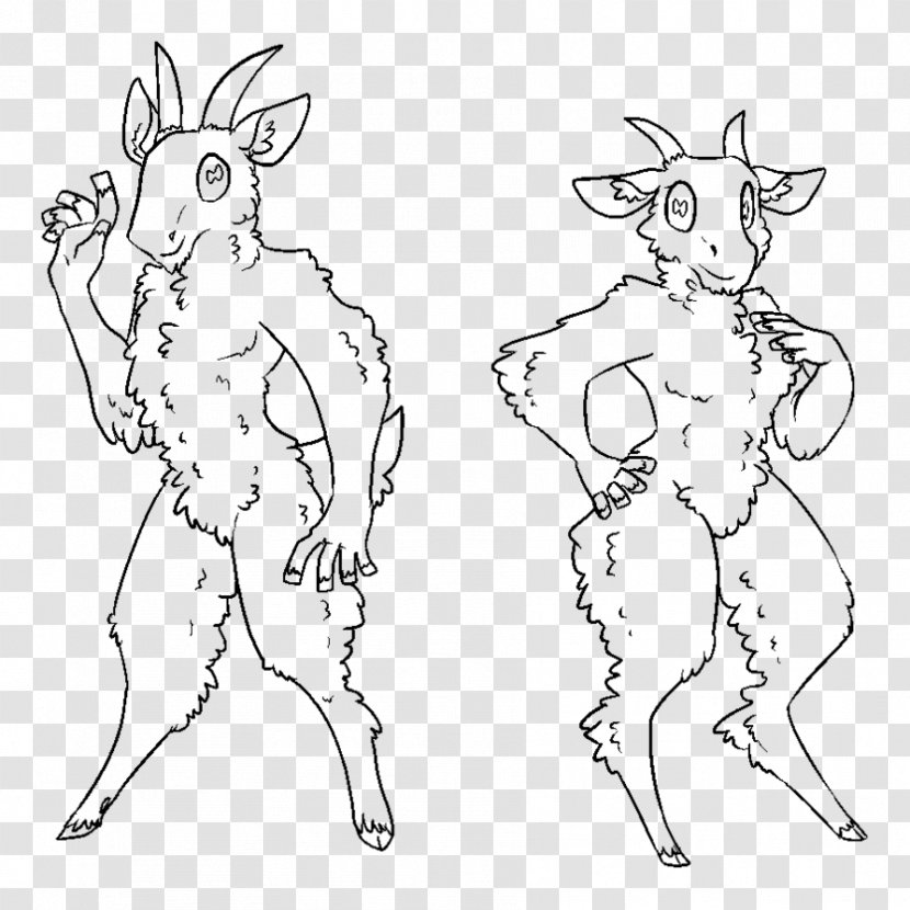 Line Art Goat Drawing Sheep - Tail - Little Transparent PNG