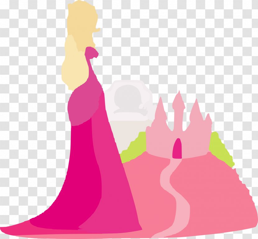 Princesas Disney Princess Castle Clip Art - Pink Transparent PNG