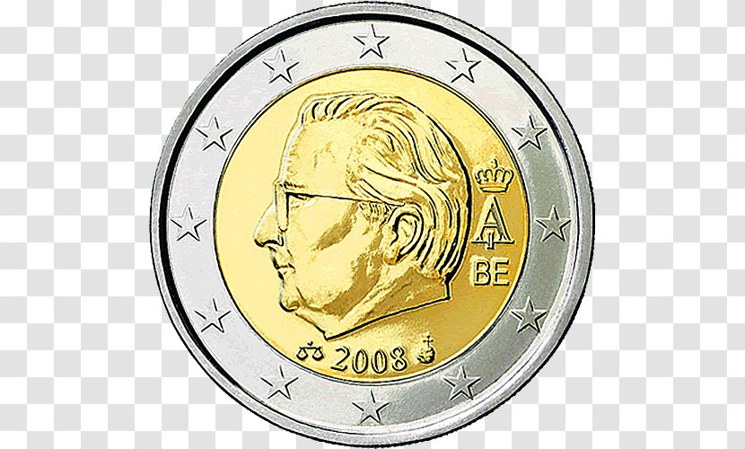 Belgium Belgian Euro Coins 2 Coin Transparent PNG
