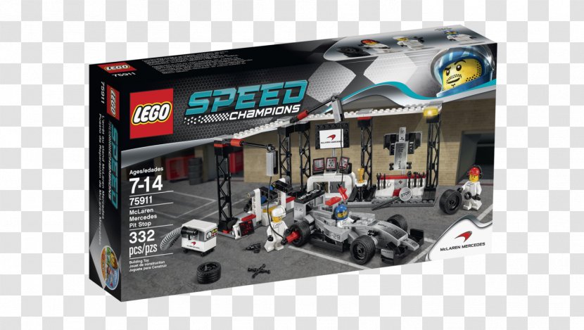 Lego Speed Champions Toy Minifigure Pit Stop - Technology - Mclaren Transparent PNG