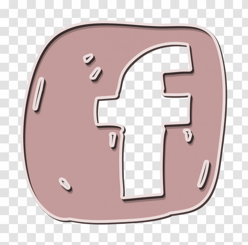Facebook Icon Social Icon Hand Drawn Web Application Icon Transparent PNG