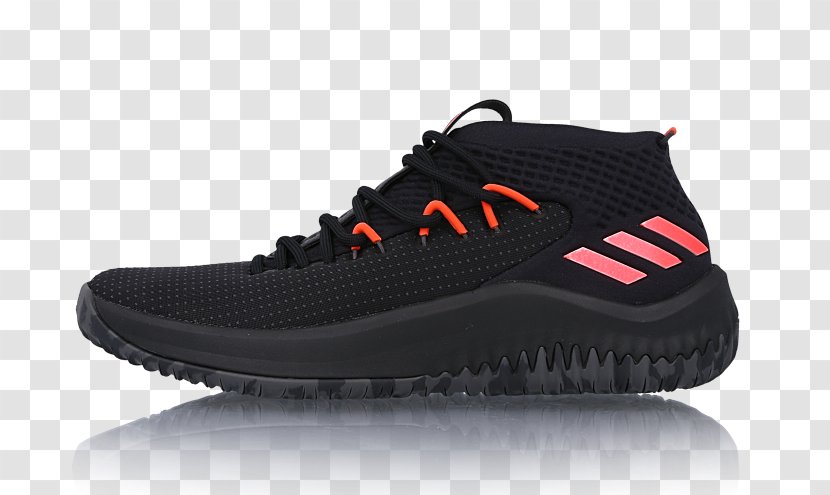 Adidas Dame 4 Sports Shoes Men's Basketball - Red Black Kd Transparent PNG
