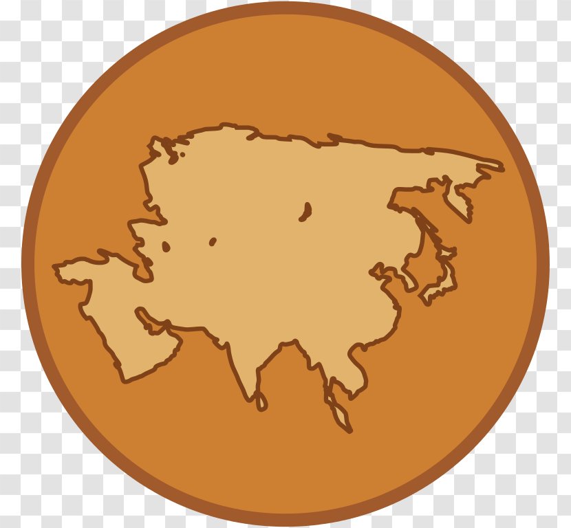 Chaparral World Map Eurasian Steppe - Latitude Transparent PNG