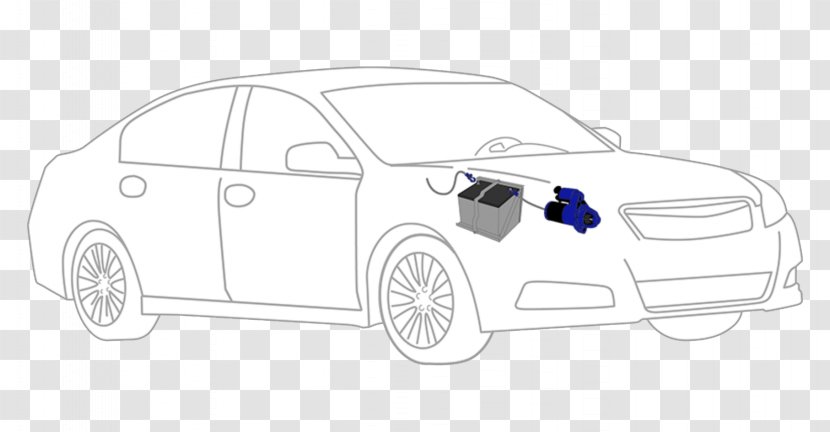 Car Door Compact Automotive Design Line Art - Lighting - Battery Transparent PNG