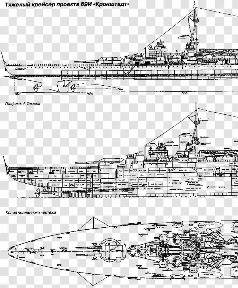 Heavy Cruiser Battlecruiser Armored Protected Dreadnought - Naval Ship Transparent PNG