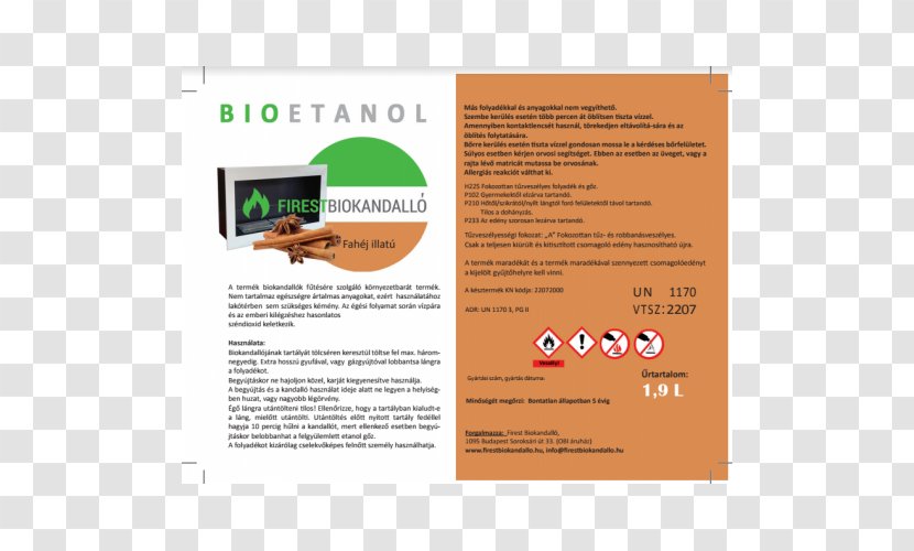 Ethanol Fuel Fireplace Soot Firest Biokandalló | Füstmentes Kandallók OBI Áruház - Brand Transparent PNG