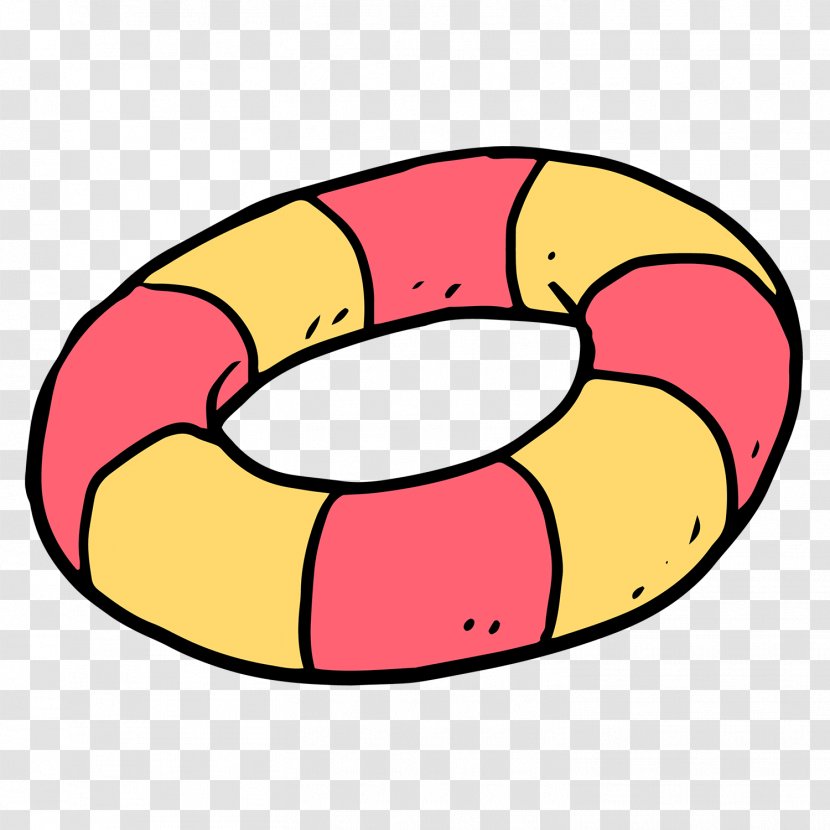 Swim Ring Yellow Pink - Camera - Striped Transparent PNG