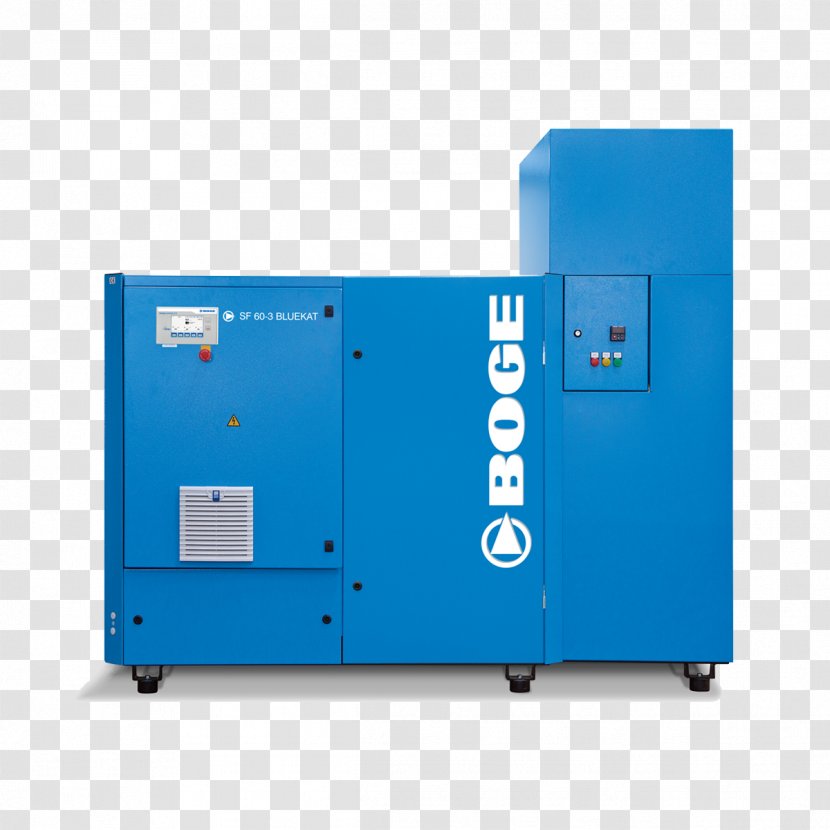 BOGE KOMPRESSOREN Otto Boge GmbH & Co. KG Compressor Compressed Air Machine - Flour Packaging Transparent PNG