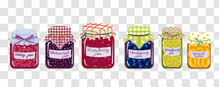 Varenye Fruit Preserves - Food Additive - Free Jar Color Vector Material Transparent PNG