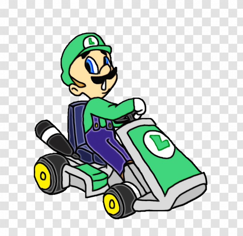 Mario Kart 7 Kart: Double Dash 8 Bowser Super Smash Bros. For Nintendo 3DS And Wii U - Luigi - Bros Brawl Transparent PNG