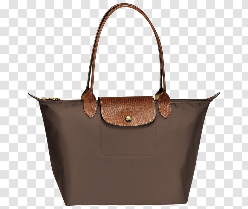 Longchamp Pliage Handbag Shopping - Brown - Bag Transparent PNG