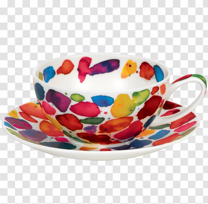 Saucer Dunoon Tableware Mug Tea - Coffee Set Transparent PNG
