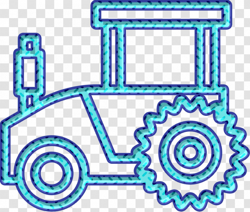 Tractor Icon Agriculture And Farmer Icon Transparent PNG