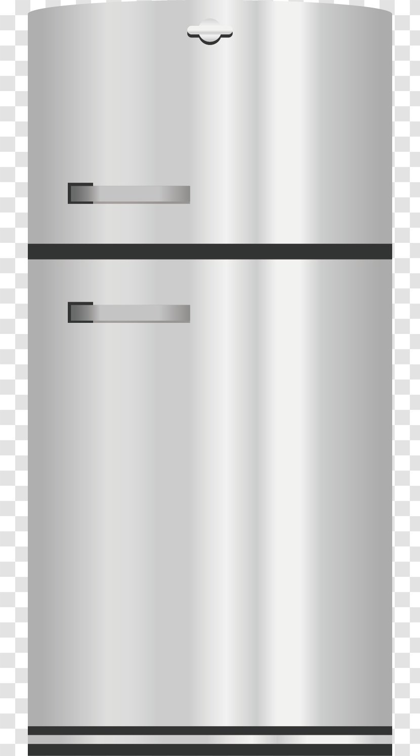 Major Appliance Black And White Home - Refrigerator Transparent PNG