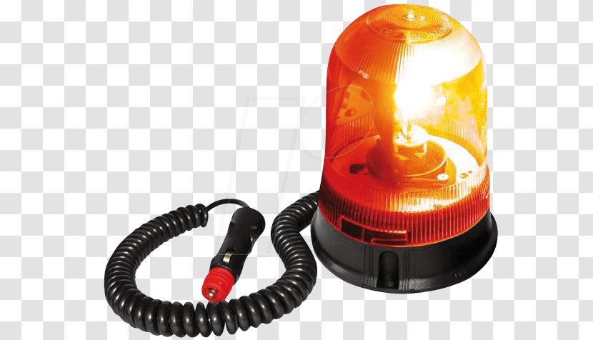 Emergency Vehicle Lighting Car Orange Warnleuchte Magnetic Base - Light Fixture - Rotating Transparent PNG