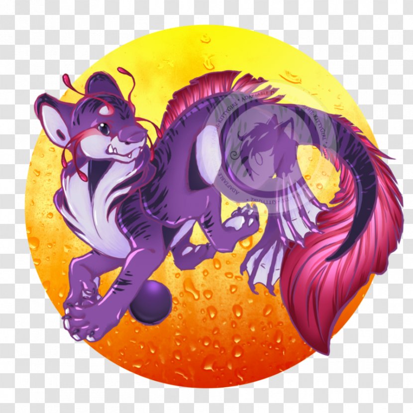 Carnivora Animated Cartoon Legendary Creature - Fictional Character - Noble Purple Transparent PNG