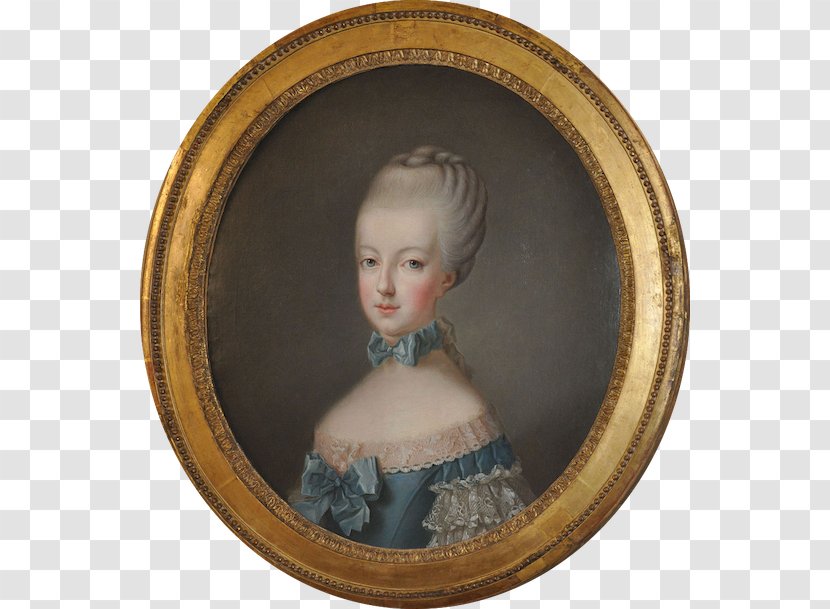 Portrait Of Marie Antoinette Hameau De La Reine Painting - Oval Transparent PNG