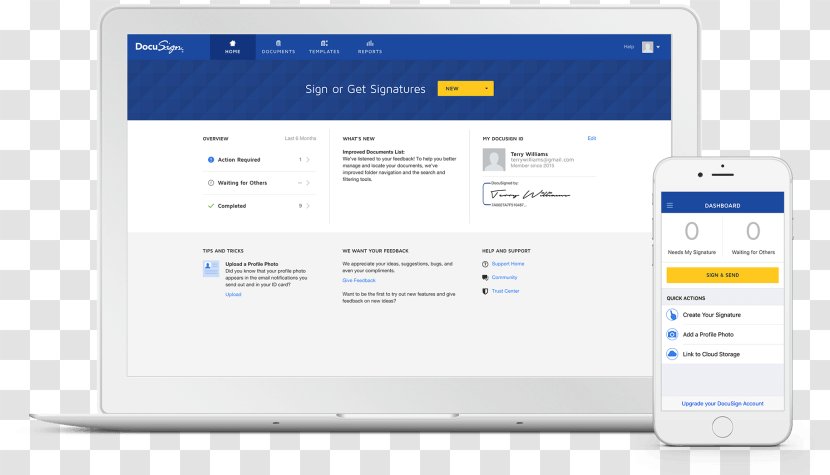 Electronic Signature DocuSign Computer Software Template - Technology - Tangible Benefits Transparent PNG