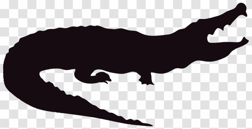 Alligator Crocodile Silhouette Clip Art - Dinosaur Transparent PNG