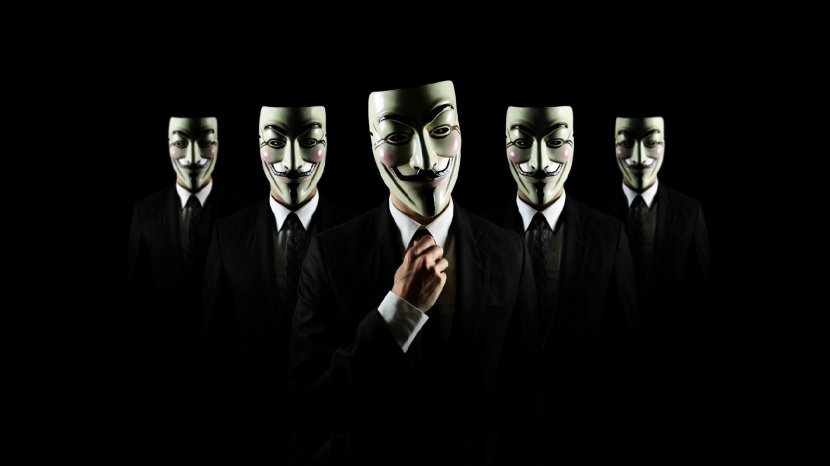 Anonymous Hacker Cyberattack Computer Security - Mask Transparent PNG