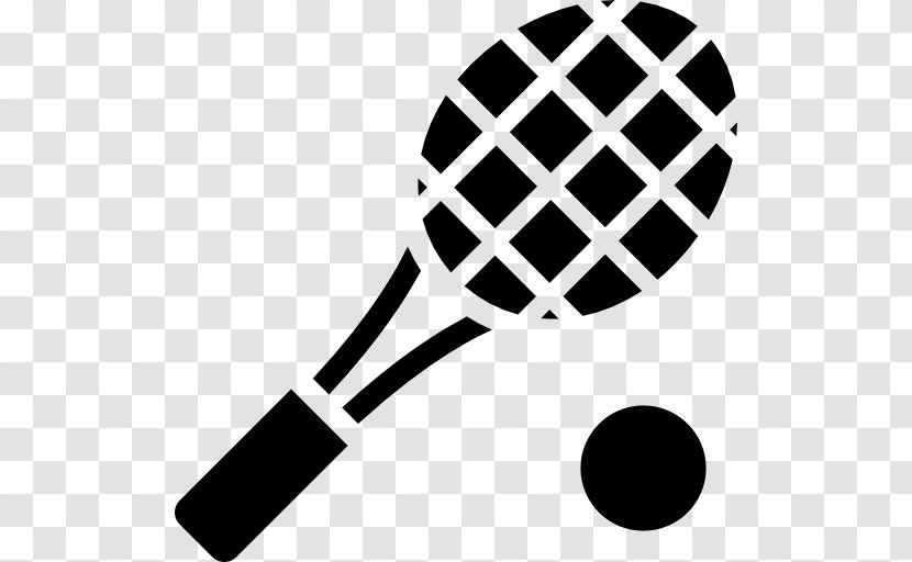 Squash Racket - Microphone - Black Transparent PNG