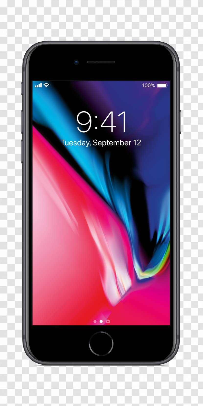 Apple IPhone 8 Plus Smartphone - Telephony Transparent PNG