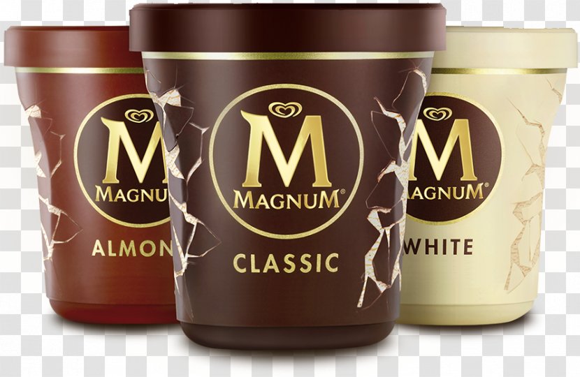 Ice Cream Magnum Gelato Flavor Pint - Cup Transparent PNG