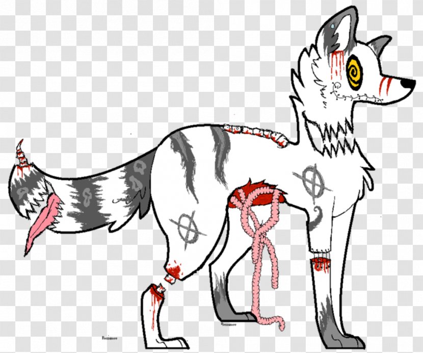 Cat Dog Drawing Paw Mammal - Fictional Character Transparent PNG